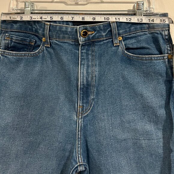 Khaite Benny High-Rise Straight Leg Jeans Size: L | US 31 - Picture 5 of 8